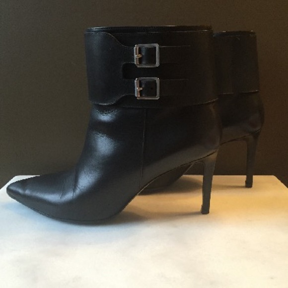 Saint Laurent - Black Buckle Booties US 8 | IT 38 - Picture 3 of 6